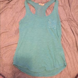 Aeropostale,sheer,cheetah print back tank top